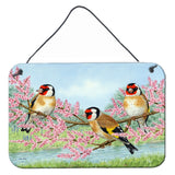 Caroline'S Treasures European Goldfinch Wall Or Door Hanging Prints Asa2202Ds812, 8Hx12W, Multicolor