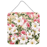 Caroline'S Treasures Lilies And Roses By Sarah Adams Wall Or Door Hanging Prints Asad0115Ds66, 6Hx6W, Multicolor