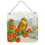 Caroline'S Treasures Yellowhammer By Sarah Adams Wall Or Door Hanging Prints Asad0695Ds66, 6H X 6W, Multicolor
