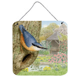 Caroline'S Treasures Nuthatch By Sarah Adams Wall Or Door Hanging Prints Asad0696Ds66, 6Hx6W, Multicolor
