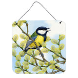 Caroline'S Treasures Eurasian Blue Tit By Sarah Adams Wall Or Door Hanging Prints Asad0777Ds66, 6H X 6W, Multicolor