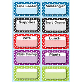 Die-Cut Magnetic Colorful Dots Classroom Jobs, 10 Pieces