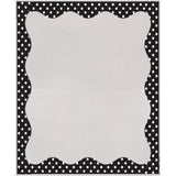 Clear View Self-Adhesive Library Pockets, 3 1/2 x 5, Clear with B/W Dots Border, Pack of 25