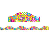 Magnetic Scallop Border Color Snowflakes, 12
