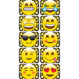 Magnetic Mini Whiteboard Erasers 2 x 1.5 x .75, Emoji Stars, Pack of 10