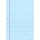 Smart Poly Chart, 13 x 19, Light Blue Notebook Paper