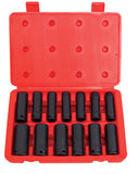 6Point Metric Deep Impact Socket Set, 13 pc.