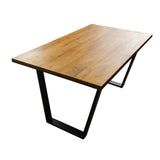 Acacia Wood 63 Inch Dining Table