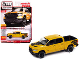 2023 Ram 1500 Rebel Havoc Edition Pickup Truck Baja Yellow Muscle Trucks Series 1/64 Diecast Model Car by Auto World