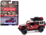 2018 Jeep Wrangler JK Unlimited Sport Firestone Field Agent Red with Graphics and Gray Top with Roof Rack Big Country Collect