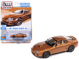 1998 Toyota Supra Sedona Sunset Bronze Metallic Modern Muscle Series 1/64 Diecast Model Car by Auto World