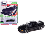 1993 Mitsubishi 3000GT VR4 Albany Black Pearl Import Legends Series 1/64 Diecast Model Car by Auto World