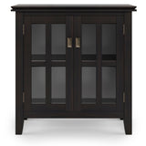 Artisan Solid Wood Low Storage Cabinet In Hickory Brown