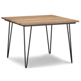 Hunter Solid Mango Wood 42 Inch Square Dining Table In Natural