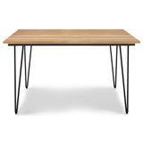 Hunter Solid Mango Wood 54 Inch Square Dining Table In Natural