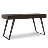 Lowry Solid Acacia Wood 54 In Wide Desk