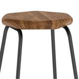 Orson Saddle Counter Height Stool (Set Of 2) In Natural