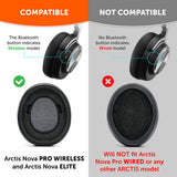 Arctis Nova Pro Wireless & Nova Elite Earpads - WC PadZ Nova Pro Wireless