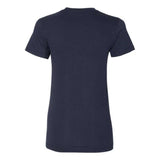 American Apparel Womens Usa-Made Fine Jersey Tee - Navy, S