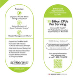 Scimera MD® Asprega Probiotic + Prebiotic Supplement for Digestive Health and Immune System Support, 35 Billion CFUs