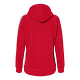 J. America Women'S Rival Fleece Hooded Sweatshirt - Red, L