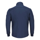 Bulwark Zip Front Fleece Jacket-Cotton /Spandex Blend - Navy, Xl