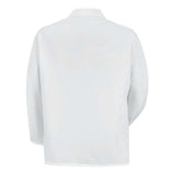 Red Kap Specialized Lapel Counter Coat - White, M