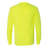 Gildan Heavy Cotton Long Sleeve T-Shirt - Safety Green, M