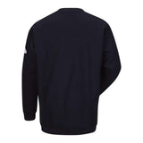 Bulwark Pullover Crewneck Sweatshirt - Cotton/Spandex Blend - Navy, L