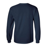 Gildan Ultra Cotton Long Sleeve T-Shirt - Navy, Xl