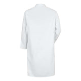 Red Kap Gripper - Front Butcher Frock - Interior Chest Pocket - White, L