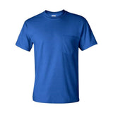 Gildan Ultra Cotton Pocket T-Shirt - Royal, S