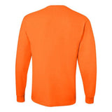 Jerzees Dri-Power Long Sleeve 50/50 T-Shirt - Safety Orange, L