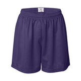 Badger Women'S Pro Mesh 5 Shorts With Solid Liner - Purple, L