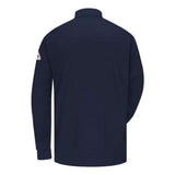 Bulwark Tagless Mock Turtleneck - Excel Fr - Navy, L