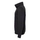 J. America Quilted Snap Pullover - Black, Xl