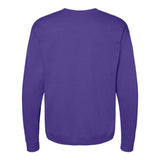 Hanes Ecosmart Crewneck Sweatshirt - Purple, M