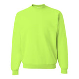 Jerzees Nublend Crewneck Sweatshirt - Safety Green, M