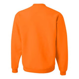 Jerzees Nublend Crewneck Sweatshirt - Safety Orange, M