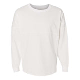 J. America Unisex Game Day Jersey Long Sleeve T-Shirt - White, S