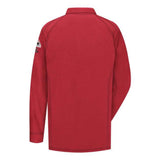 Bulwark Long Sleeve Polo Long Sizes - Red, Xlt