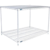Nexel® 2 Shelf Chrome Esd Wire Shelving Unit Starter 60W X 30D X 34H