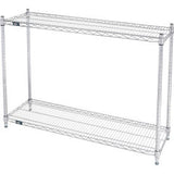 Nexel® 2 Shelf Chrome Esd Wire Shelving Unit Starter 48W X 18D X 34H
