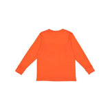 Lat Youth Fine Jersey Long Sleeve Tee - Orange, L
