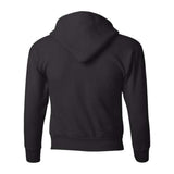 Hanes Ecosmart Youth Hooded Sweatshirt - Black, M