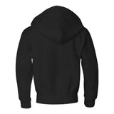 Jerzees Nublend Youth Full-Zip Hooded Sweatshirt - Black, M