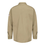 Bulwark Flame Resistant Excel Work Shirt Long Sizes - Khaki, Mt