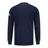 Bulwark Knit Long Sleeve T-Shirt - Navy, L