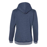 J. America Womens Relay Hooded Sweatshirt - Navy, M