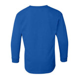 Gildan Heavy Cotton Youth Long Sleeve T-Shirt - Royal, M